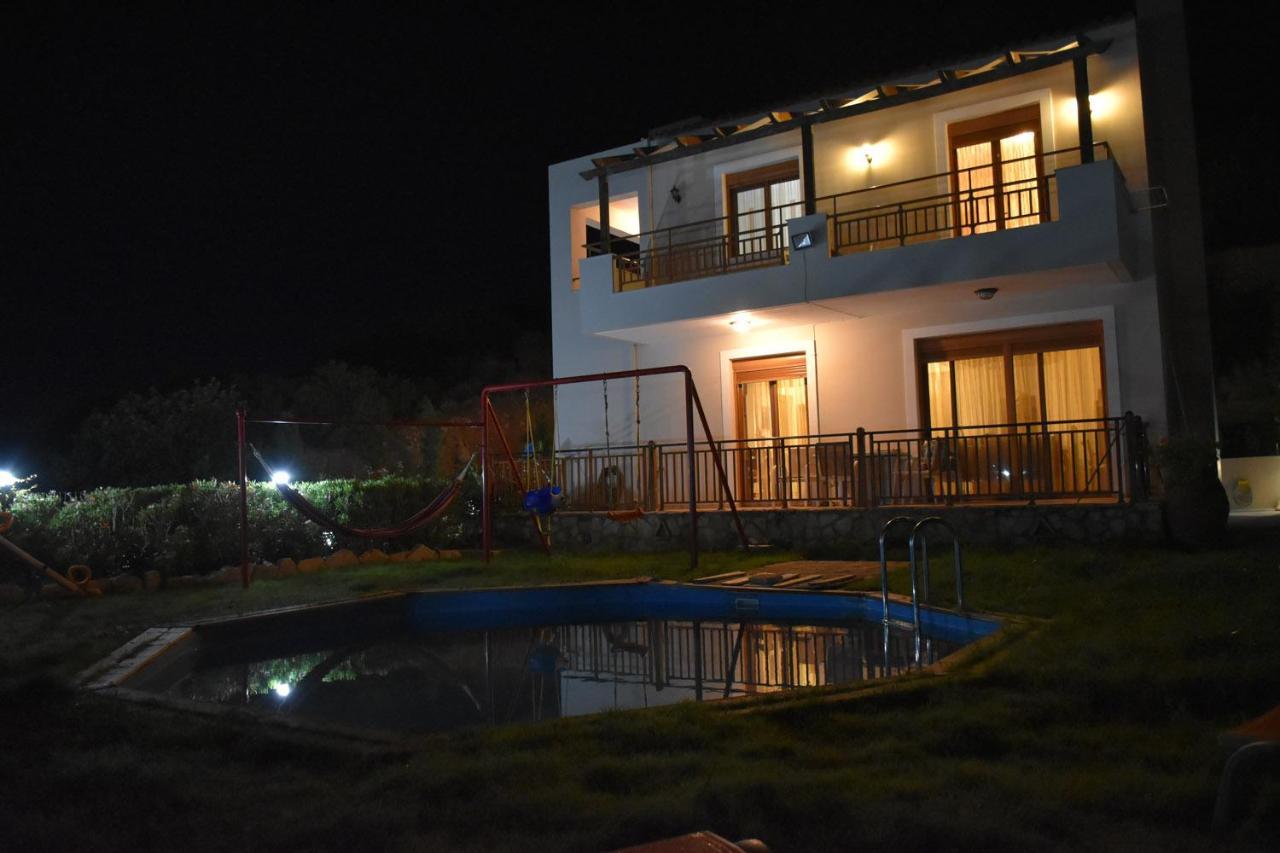Triopetra Luxury Villas Fournou Lago Exterior foto