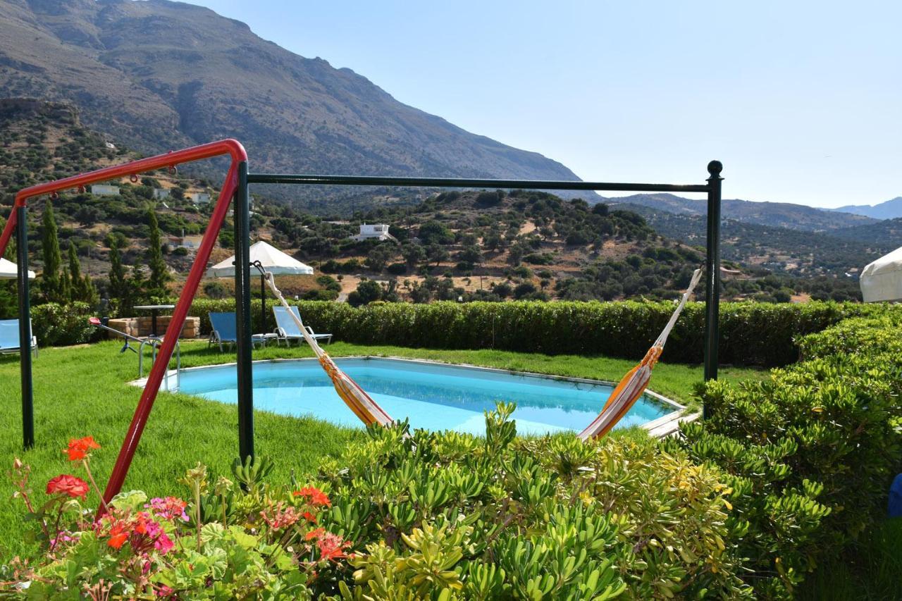 Triopetra Luxury Villas Fournou Lago Exterior foto