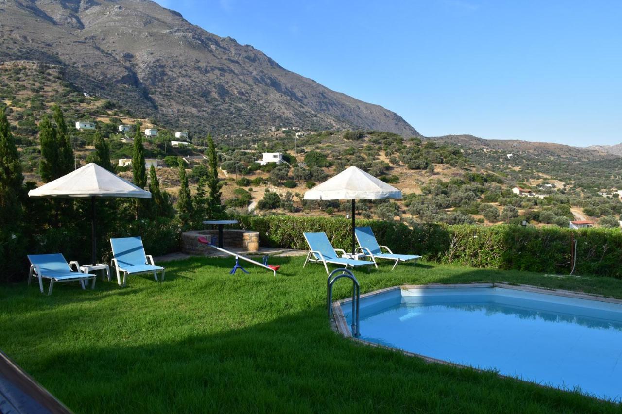 Triopetra Luxury Villas Fournou Lago Exterior foto