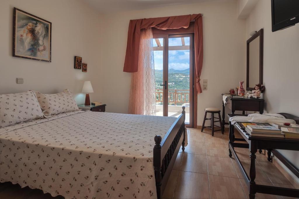 Triopetra Luxury Villas Fournou Lago Quarto foto
