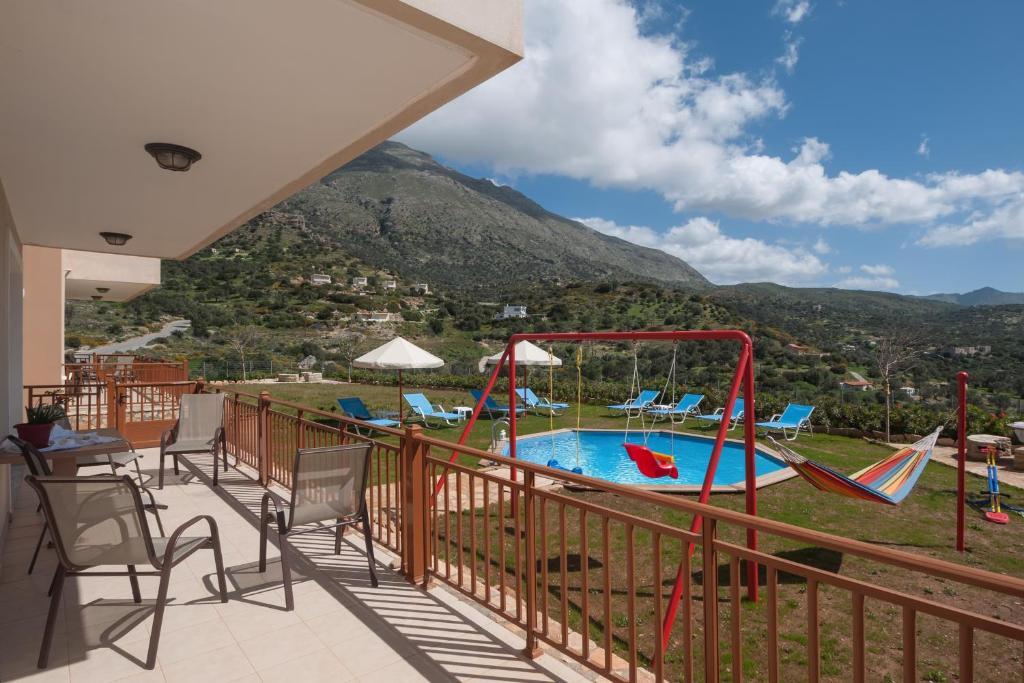 Triopetra Luxury Villas Fournou Lago Quarto foto