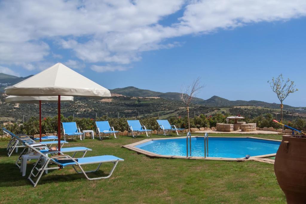 Triopetra Luxury Villas Fournou Lago Exterior foto