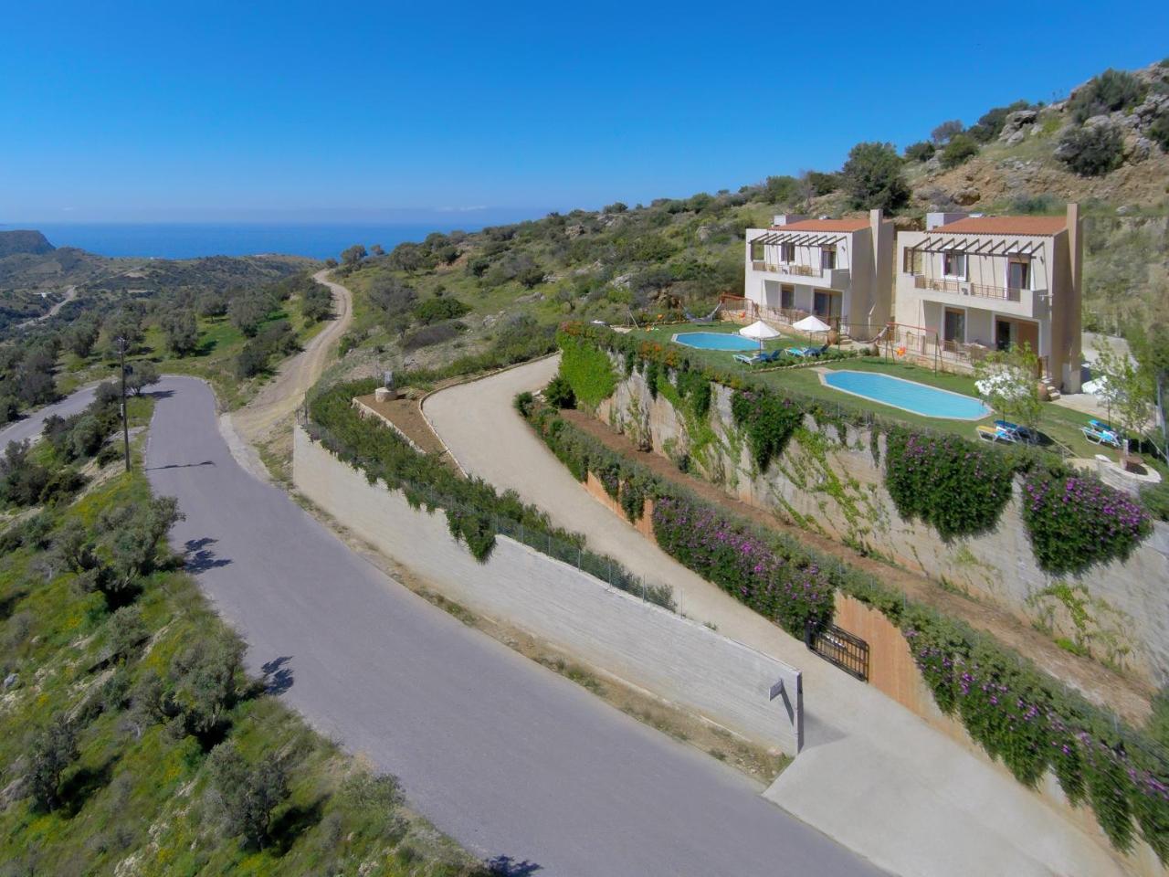 Triopetra Luxury Villas Fournou Lago Exterior foto