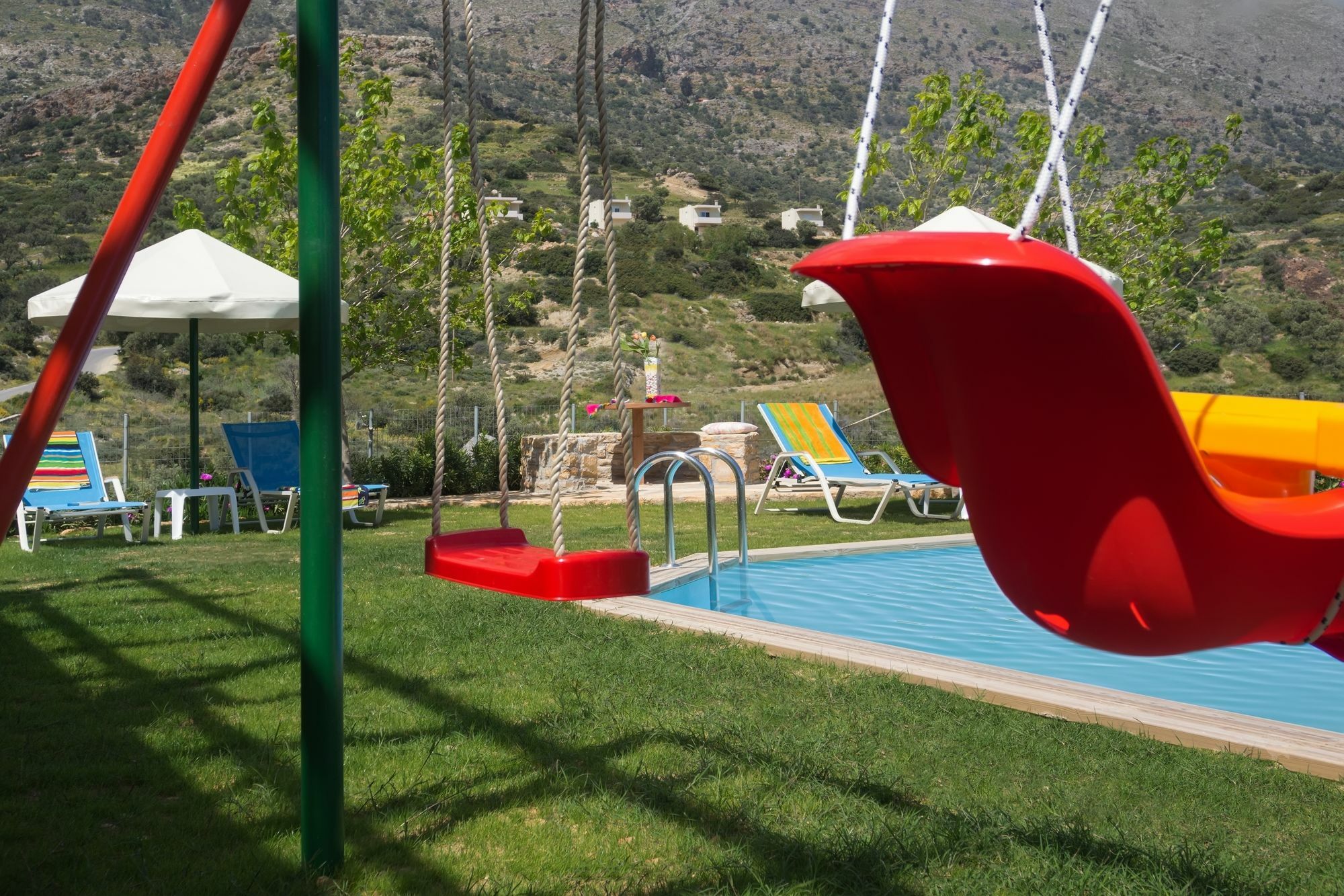 Triopetra Luxury Villas Fournou Lago Exterior foto