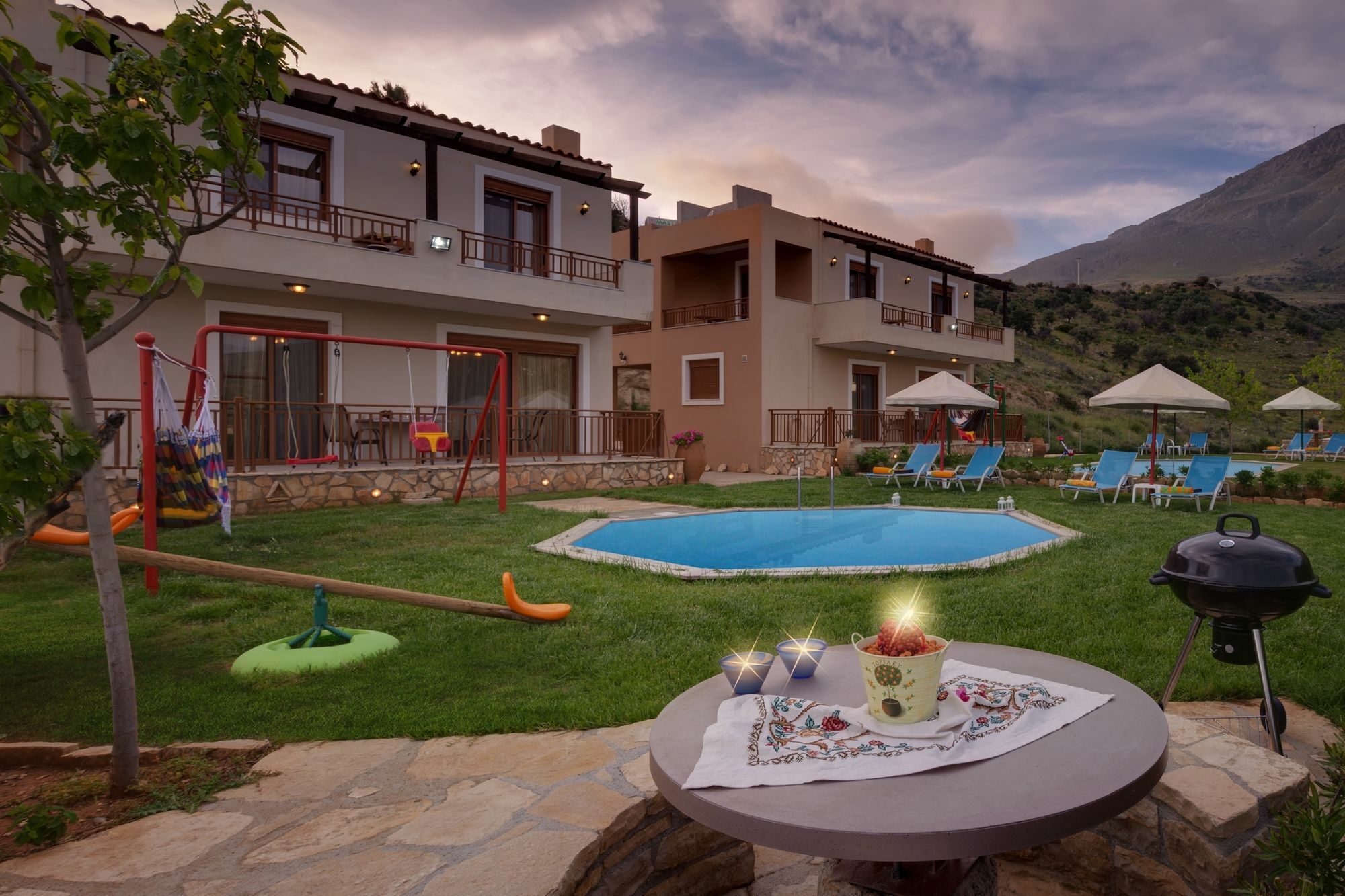 Triopetra Luxury Villas Fournou Lago Exterior foto